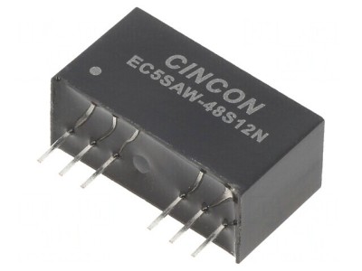 Convertor DC/DC 10W 18-75V la 12V 833mA SIP8 foto