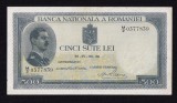 ROMANIA - 500 lei 1936 , VF + . Raport calitate / pret foarte bun. Piesa foarte frumoasa !