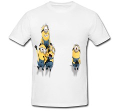 Tricou &amp;quot; 4 x Minion &amp;quot; foto
