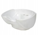 Bol ceramic profesional pentru scafa coafor profesională unitate de spălare culoare albă