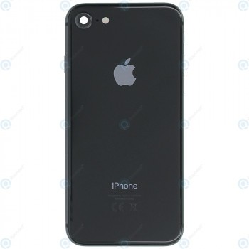 Capac baterie cu piese mici negru pentru iPhone 8 foto