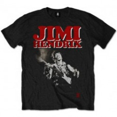 Tricou Unisex Jimi Hendrix: Block Logo foto