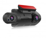 Camera Auto Duala,Full HD,unghi 170 grade,WDR,Parking Guard,Detectie la miscare, 64GB, Double, Wide