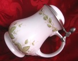 HALBA PORTELAN ROYAL TETTAU BAVARIA DECOR HAMEI CAPAC ZINC SI PORTELAN 17 CM