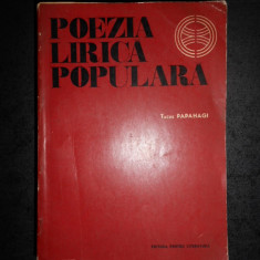 TACHE PAPAHAGI - POEZIA LIRICA POPULARA