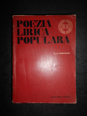 TACHE PAPAHAGI - POEZIA LIRICA POPULARA foto