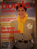 Burda revista moda vintage anii 80