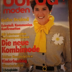 Burda revista moda vintage anii 80