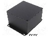 Carcasa aluminiu, 125mmx125mmx79mm, IP54, HAMMOND - 1590KFBK foto