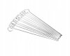 Set 12 tepuse frigarui, 35 cm, otel inoxidabil, argintiu, Oem
