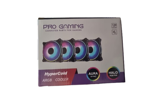 Set de ventilatoare PRO Gaming HyperCold ARGB