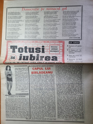 totusi iubirea 26 septembrie-3 octombrie 1991-florian pitis, florin piersic foto