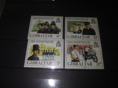 TIMBRE GIBRALTAR 1980 foto