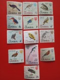 GAMBIA, PĂSĂRI - SERIE COMPLETĂ MNH, Nestampilat