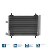 Condensator climatizare Citroen C5 II, C5 III, C6; Peugeot 407, 407 Sw Motor 1.6 HDi, 1.6 HDi, 1.6 HDi, 1.6 HDi, 1.6 HDi 110, 515x340x16mm, OE