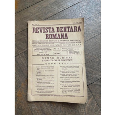 Revista dentara romana Anul II Ianuarie-Februarie 1949