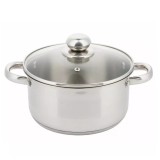 Oala cu capac din inox, capacitate 1.5 litri 16 cm, Kinghoff