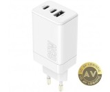 Incarcator Retea MaXlife MXTC-08-65ACC 65W 3.25A 1 x USB-A - 2 x USB-C Alb