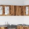 Gossi dulap de bucatarie din lemn vechi 60x31x60 cm lemn prelucrat