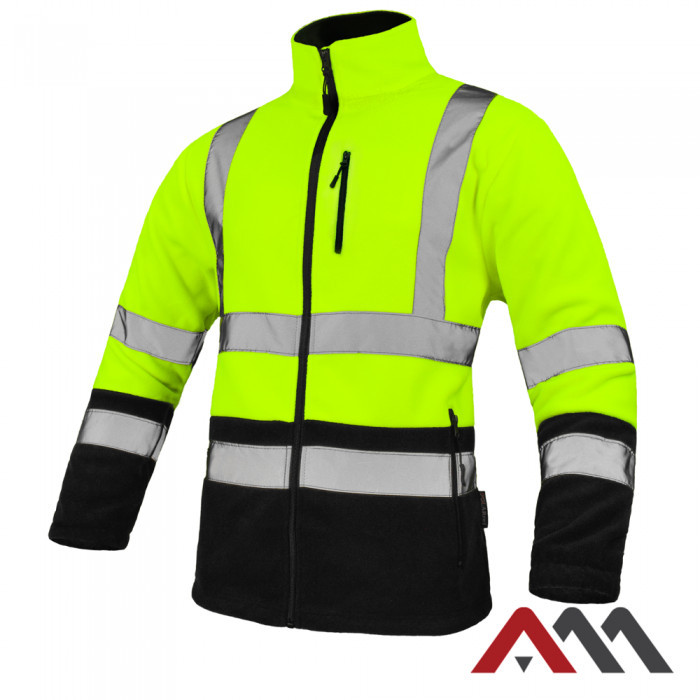 Polar Hanorac REF din fleece cu dungi reflectorizante