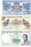 Bhutan lot 3 bancnote UNC