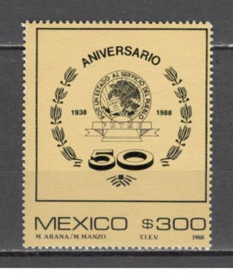 Mexic.1988 50 ani Legislatia Muncii PM.56 foto