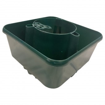 Ghiveci cu auto-irigare pentru rosii sau legume, Strend Pro GDA Harvester, verde, 27x15 cm foto