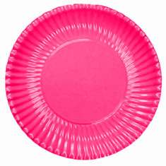 Farfurii fucsia 23 cm pentru petreceri, Radar GVI62661, Set 10 buc foto