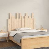 VidaXL Tăblie de pat pentru perete, 108x3x80 cm, lemn masiv de pin