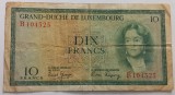 Luxemburg , 10 Francs 1954