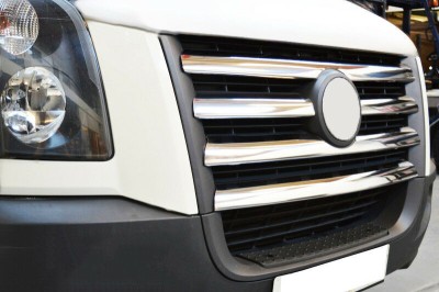 Ornamente grila/masca fata crom VW Crafter I 2006-2011 foto