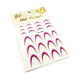 Stickere tip slider design french-ombr&eacute; #1945