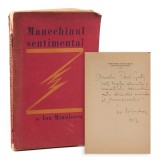 Ion Minulescu, Manechinul Sentimental, 1926, cu dedicație pentru regizorul Paul Gusty