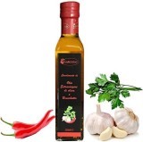 BRUSCHETTA: Ulei de masline extravirgin aromatizat cu Usturoi, Patrunjel si Ardei iute