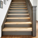 VidaXL Trepte scari 4 buc Stejar masiv netratat 90x30x2 cm