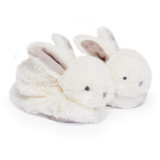 Doudou Gift Set Booties With Rattle botoșei 0-6 m Rabbit 1 buc