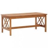 Cumpara ieftin Masă de cafea, 102 x 50 x 43 cm, lemn masiv de acacia