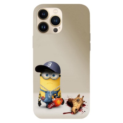 Husa compatibila cu Apple iPhone 14 Plus, Viceversa, model Bad guy minion edition, Silicon, TPU foto