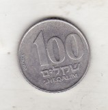 bnk mnd Israel 100 Sheqalim 1984