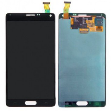 DISPLAY LCD CU TOUCHSCREEN SAMSUNG N910 NOTE 4 NEGRU ORIGINAL SWAP foto