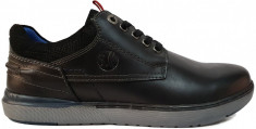 Pantofi barbati casual din piele s.Oliver 5-5-13623-21 001 black foto