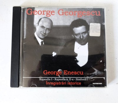 DD- CD George GEorgescu, George Enescu, Rapsodia I, II si SImfonia I Electrecord foto