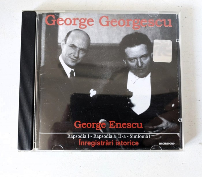 DD- CD George GEorgescu, George Enescu, Rapsodia I, II si SImfonia I Electrecord
