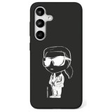 Husa pentru Samsung Galaxy S25 - Karl Lagerfeld Silicone Graffiti MagSafe (KLHMS25SPNYKGRTK) - Ikonik