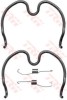 Set accesorii, sabot de frana OPEL AGILA (A) (H00) (2000 - 2007) TRW SFK372