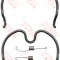 Set accesorii, sabot de frana OPEL AGILA (A) (H00) (2000 - 2007) TRW SFK372