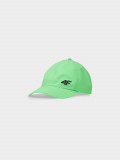 Șapcă cu cozoroc strapback pentru băieți - verde, 4F Sportswear