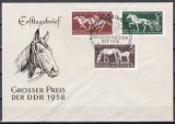 Germania RDG 1958 - Derby-ul Germaniei de Est, FDC