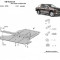 Scut metalic cutie de viteze si diferential VW Amarok 2010-2022