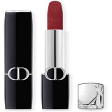 DIOR Rouge Dior ruj cu persistenta indelungata reincarcabil culoare 909 Midnight Velvet 3,5 g